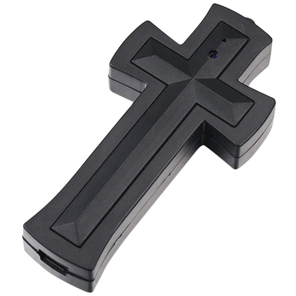 Black Cross Hidden Spy Camera with built in DVR