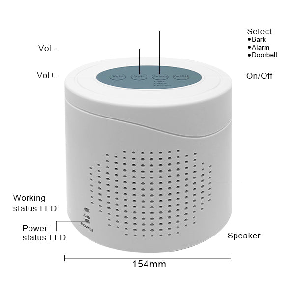 Safety Technology Barking Dog Alarm